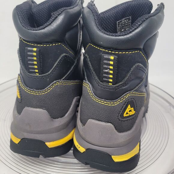 Work Boots Composite Toe ACE BURREN Safety Womens 7, Mens 5.5, Black Steel 99.9% - Picture 5 of 10